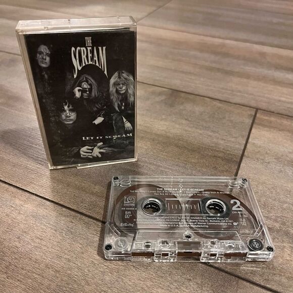 THE SCREAM - LET‎ IT SCREAM / Vintage Cassette Tape / 1991 Motley Crue - Picture 1 of 5